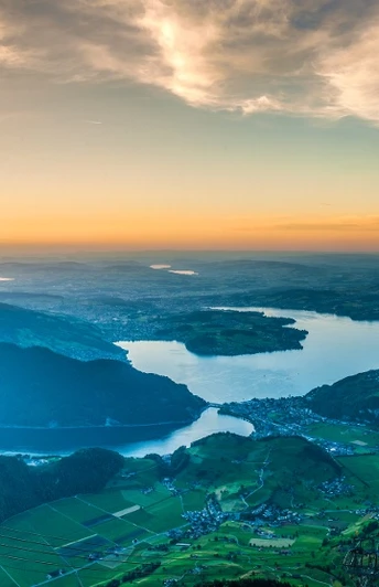 Stanserhorn, Sonnenuntergang hinter dem Pilatus