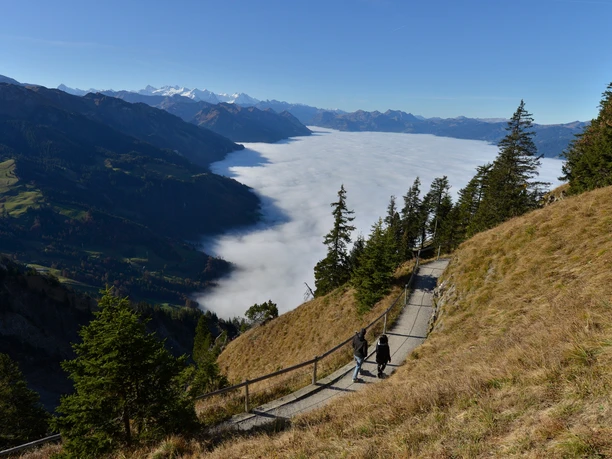 Stanserhorn, Blick Richtung Brünig