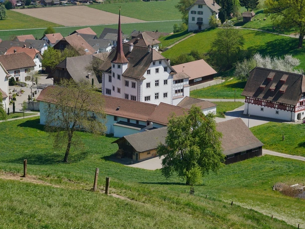 Blick zurück zum Schloss Altishofen