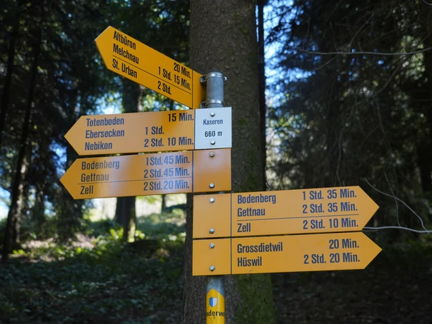 Kaseren 66o m (oder viele Wege führen nach Zell)