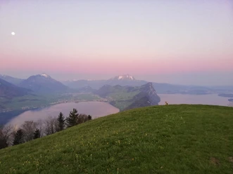 Blick vom Ausserurmi, Höhepunkt der Wanderung