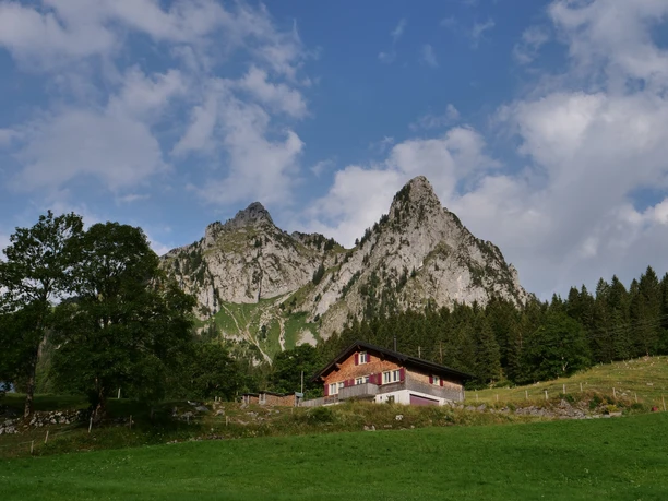 Ausblick auf den kleinen und Grossen Mythen