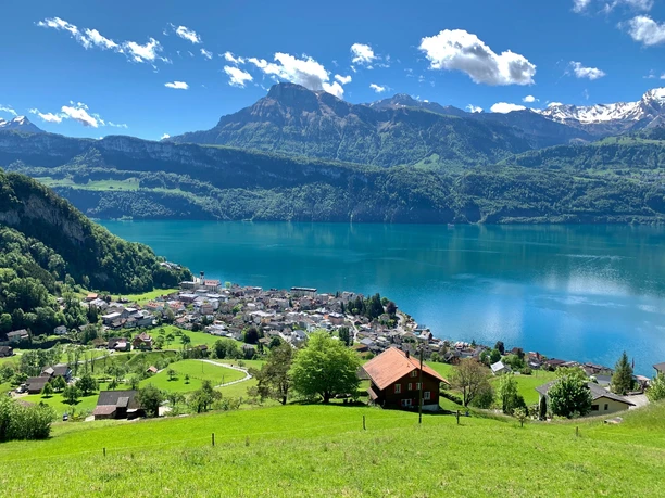 Gersau, Blick von der Lücken
