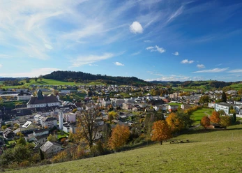 Aussicht vom Aussichtspunkt Gütsch