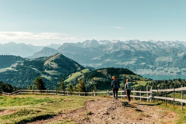 Auf der Rigi unterwegs