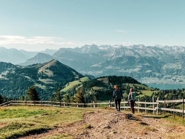 Auf der Rigi unterwegs