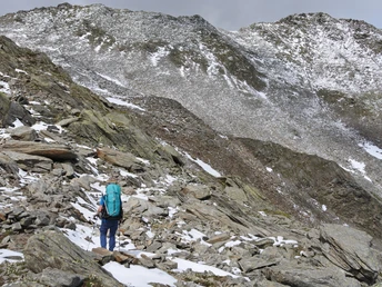 Auf dem Weg zum Sellapass