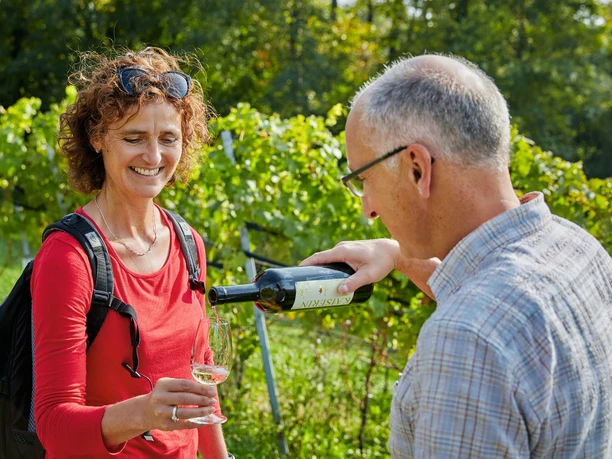 Weindegustation bei Weinbau Kaiserspan