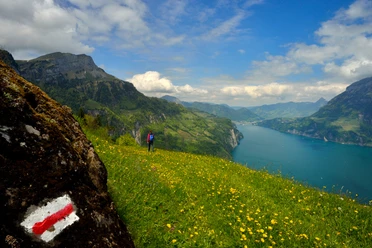 Wanderung mit Ausblick in Isenthal