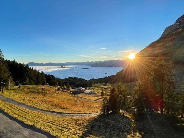 Fräkmüntegg über dem Nebelmeer
