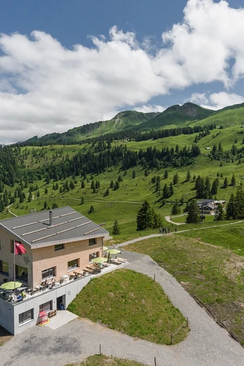 Stoos Hüttä Drohnenansicht