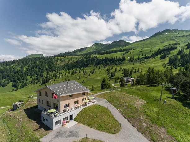 Stoos Hüttä Drohnenansicht