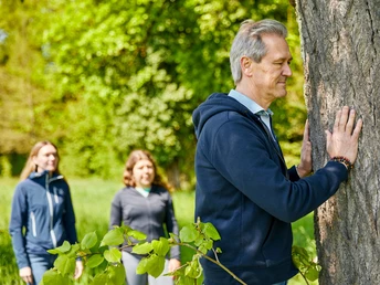 Achtsamkeitsübung am Posten 2