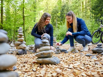 Achtsamkeitsübung am Posten 1