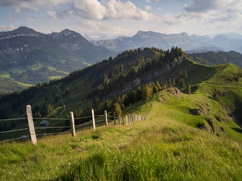 Schlussspurt auf der Beichle in Escholzmatt.
