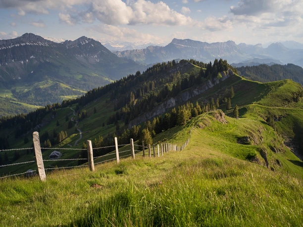 Schlussspurt auf der Beichle in Escholzmatt.