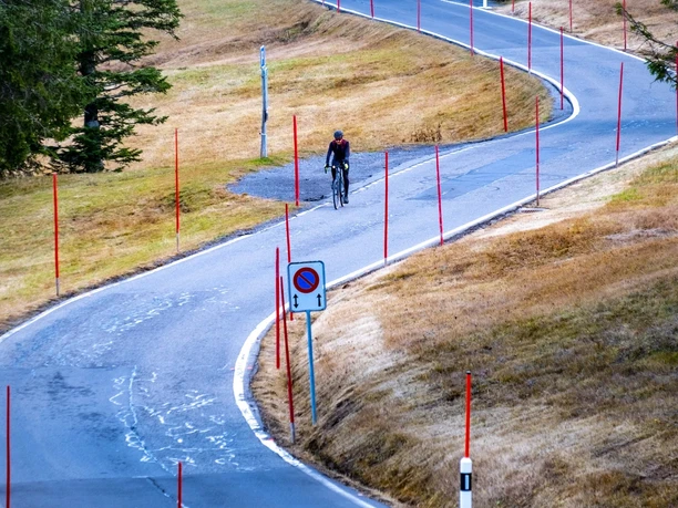 Kurz vor der Passhöhe