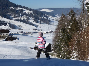 Schneeschuhtour Biberegg - Mostelberg / Oberhalb Biberegg