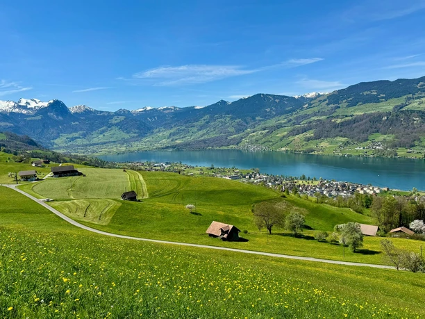 Blick über den Sarnersee
