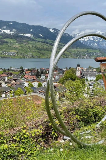 Symbol auf dem Weg der Visionen