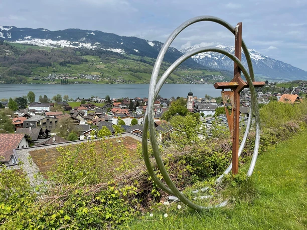 Symbol auf dem Weg der Visionen