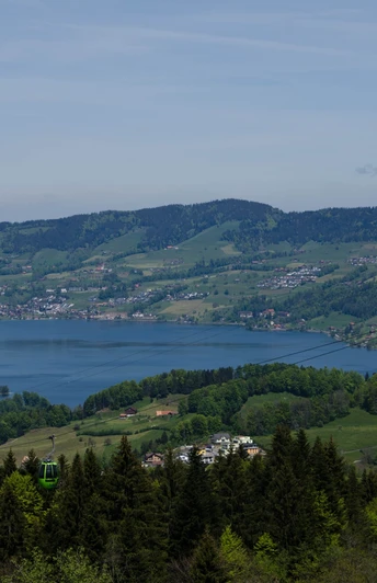 Blick vom Mostelberg zum Ägerisee.