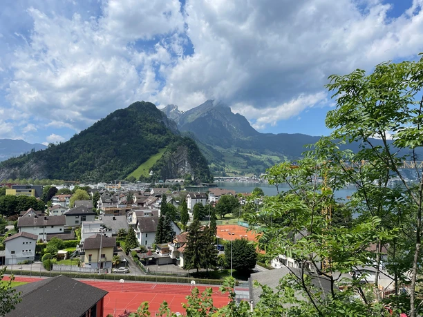 Aussicht Stansstad Wanderung Gieslibach
