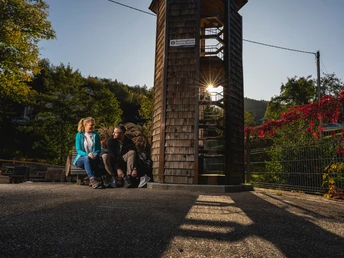 Start an der Ortsverwaltung Maisacher