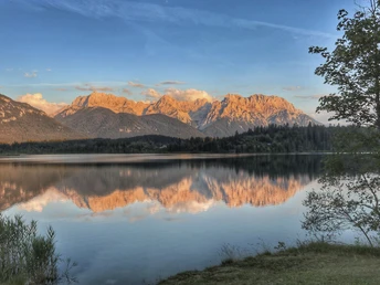Barmsee bei Krün im Sommer