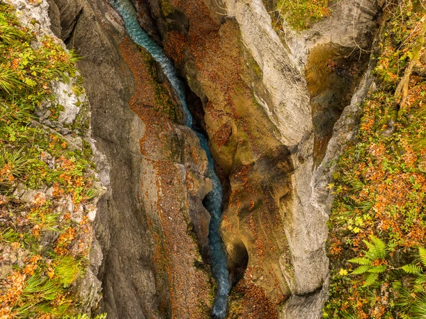 Die Partnachklamm von oben