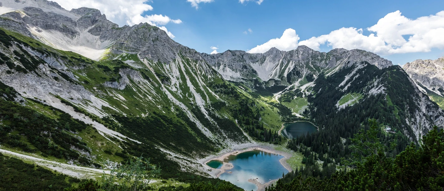 Bergseen (Soiernseen) von oben