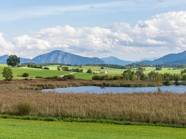Der malerische Riegsee im Blauen Land