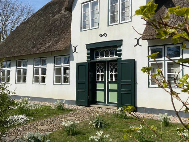 Friesenhaus in Keitum mit Osterglocken.jpg