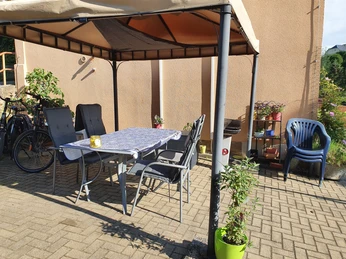 Pavillon für alle Gäste des Hauses