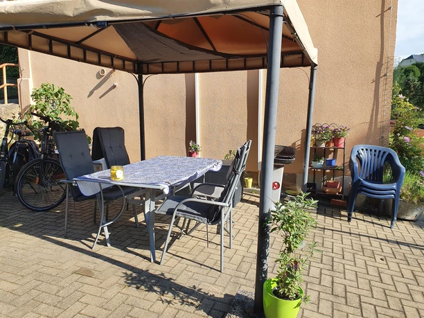 Pavillon für alle Gäste des Hauses