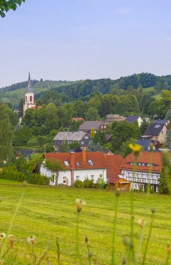 Blick nach Wehrsdorf