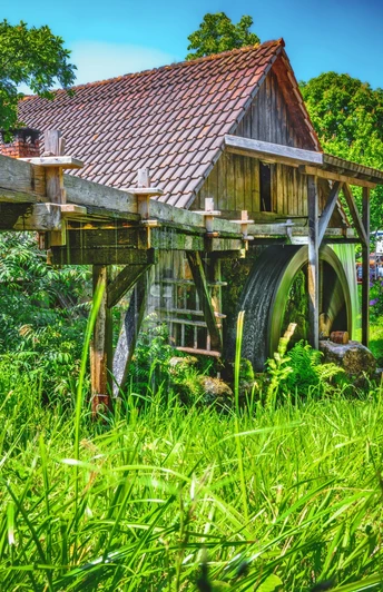 Benz Mühle Unterwasser - Wassermühle