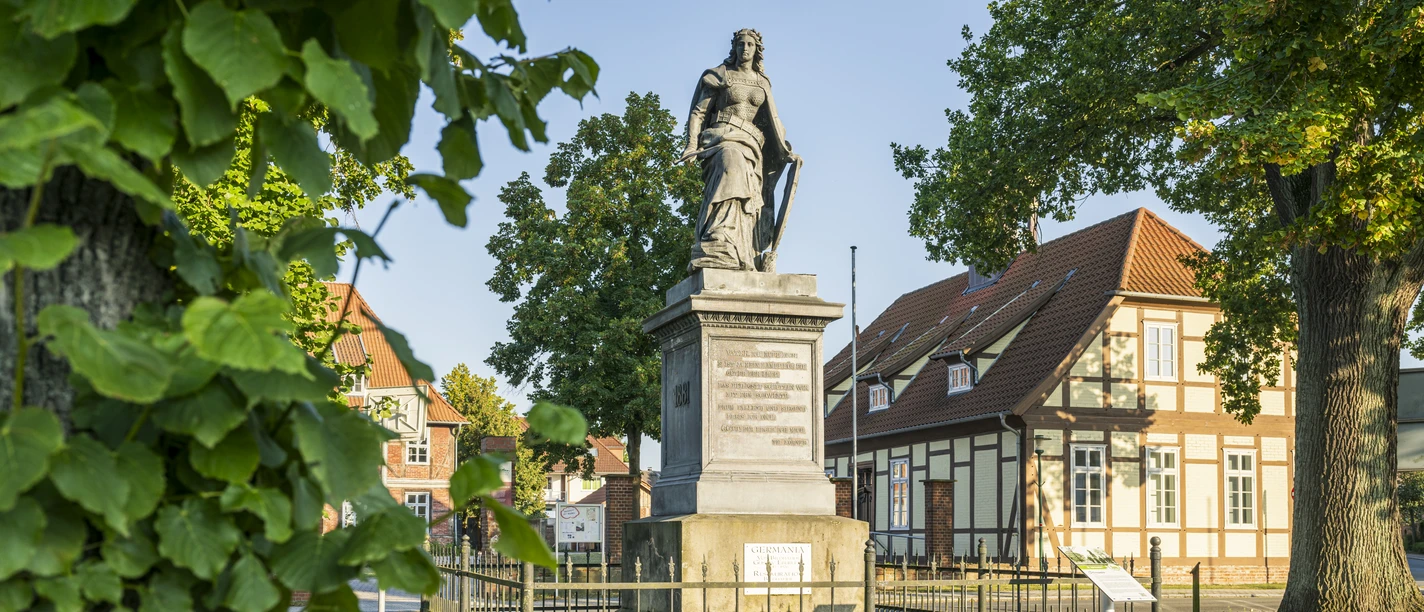 Statue of Germania in Neuhaus