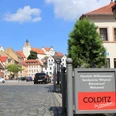 Blick auf Markt und Schloss Colditz