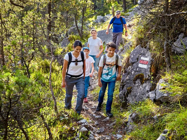 Unterwegs auf dem Bärgmanndlipfad