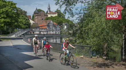 Radfahrer in Eschwege
