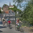 Radfahrer in Eschwege