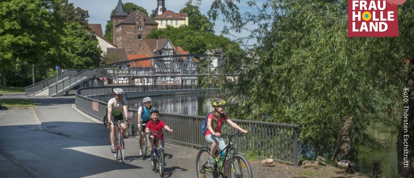 Radfahrer in Eschwege