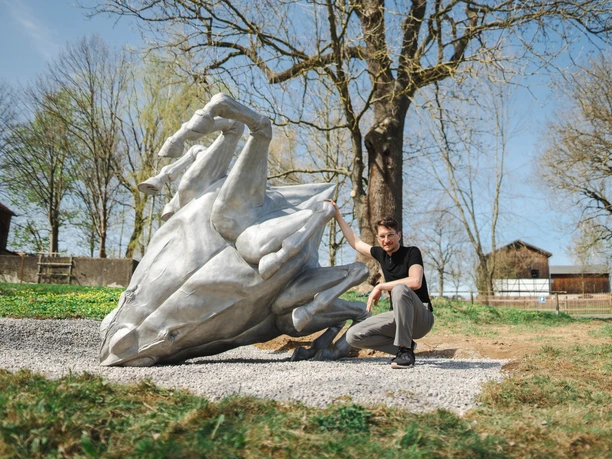 © Gregor Gaida, Polygonales Pferd II, 2011-13