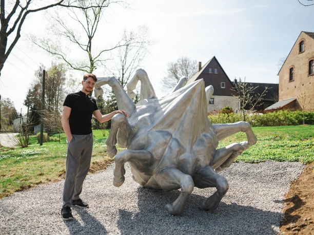 © Gregor Gaida, Polygonales Pferd II, 2011-13