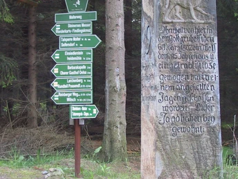 Wolfssäule in der Dippoldiswalder Heide