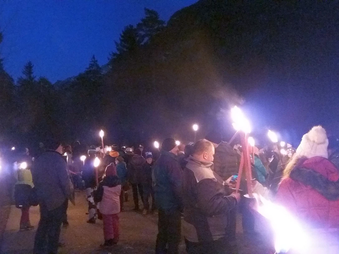 Silvester Fackelwanderung Oberau