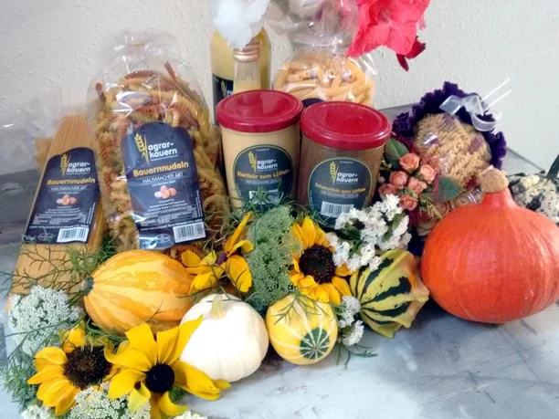 Produktauswahl aus dem Hofladen Kauern