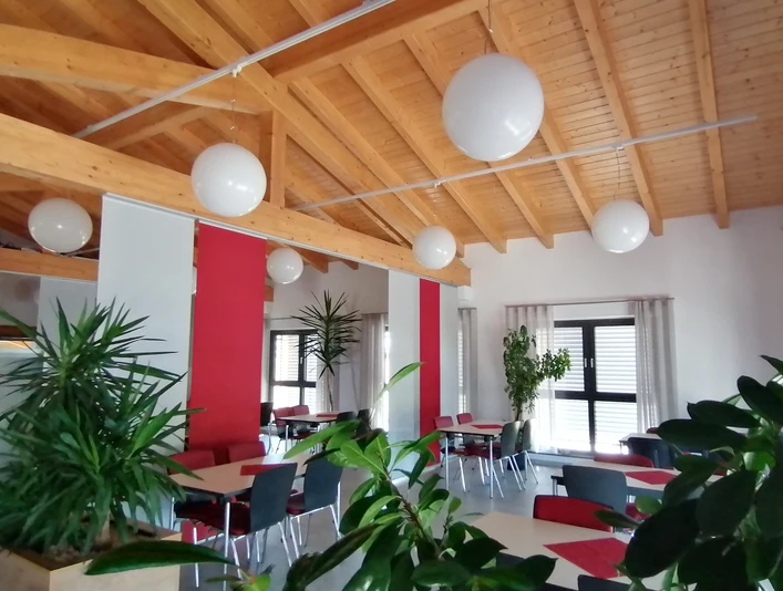 Blick ins Kuhcafé Kauern