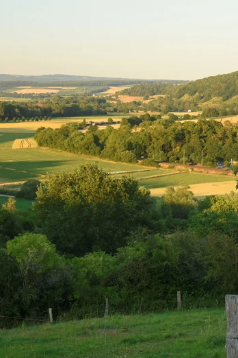 DTS Muddenhagener Weg oberhalb von Lamerden Blick ins Diemeltal Richtung Eberschütz